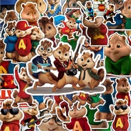 HP 100PCS Cute Cartoon Stickers Alvin & The Chipmunk Aesthetic Stickers Waterproof Stickers Adhesive