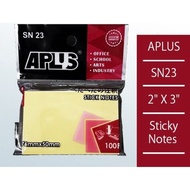 APLUS SN23 2″ X 3″ Sticky Notes