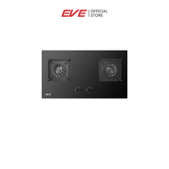 EVE เตาแก๊ส 2 หัว แบบฝัง ฐานกระจก HB73-B789G/BG