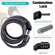 5 Digits Bike Lock, Heavy Duty Anti Theft Bike Locks, Combination Lock Bicycle Lock for Road Bike