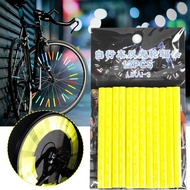 12pcs Colorful Bike Spoke Reflectors For Mountain Bike Fixie Night Riding Safety Accessories