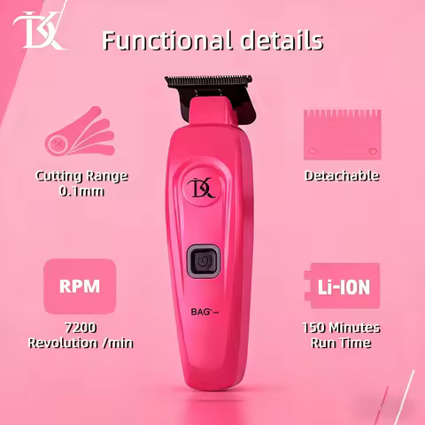 DKBAG Professional Electric Hair Clipper Hair Trimme 7200rpm DLC Blade Barber Machine Same configura