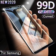 3Pcs For Samsung Galaxy S23 S22 S21 S20 Note20 Ultra Note8 Note9 Full Curved Cover Tempered Glass Screen Protector For Samsung Galaxy Note10 S10 S9 S8 Plus