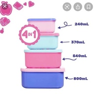 Smiggle 4 In 1 Container Lunch Box Fast Delivery