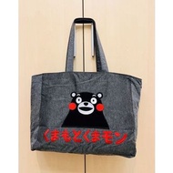 全新 熊本熊Kumamon 刺繡大購物袋