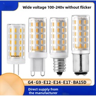 [100-240V Wide Voltage] G4 G9 E12 E14 Corn Bulb Ceramic B15 Ship Light 5W