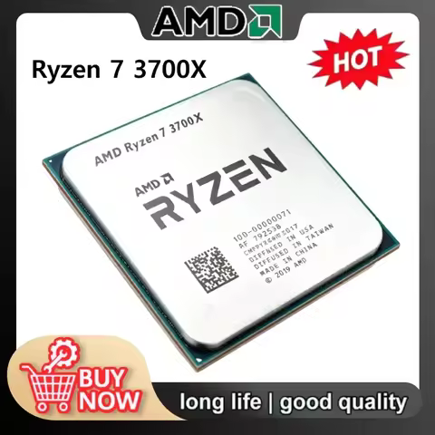 2026 AMD Ryzen 7 3700X R7 3700X 3.6 GHz Eight-Core Sixteen-Thread CPU Processor 65W 7NM L3=32M 100-0