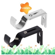 LANSEL Curtain Rod Brackets Home Window Curtain Rod Support Curtain Rod Holder Rod Bracket