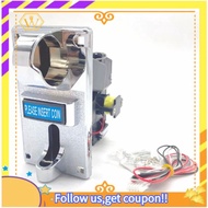 【W】Arcade Game Multi Electronic Roll Down Coin Acceptor 636 Coin Acceptor  Mechanism Vending Machine