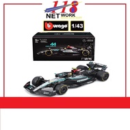 BBURAGO Burago <F1 Series> 1:43 F1 RACING AMG Petronas F1 Team 2024 F1W15 #44 Die Cast Car Models <1