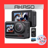 AKASO Brave8 Action Camera 4K60fps 48MP Super Smooth Image Stabilization Wearable Camera IPX8 Waterp