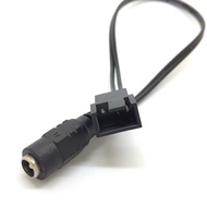 PC 4 Pin Fan Male To 5.5x2.1mm Female DC Power Cable 12v 9v 5v fan Route adapter convertor