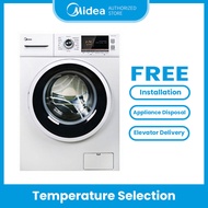 SG Stock Midea MF768W White Front Load Washing Machine 7kg Water Efficiency 4 Ticks