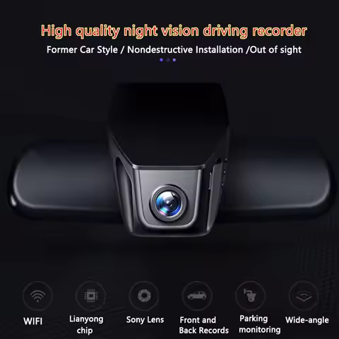 N69R-Car DVR 1080P Dual Lens Dash Camera WIFI Video Recorder for Audi A1 A3 A4 A5 A6 A7 A8 Q2 Q3 Q5 