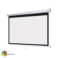 LAYAR 84" Wall Projector Screen 84 inch Hanging Projector Screen/