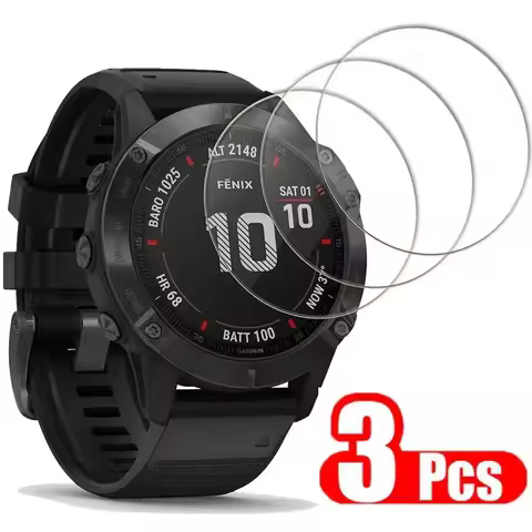 9H Premium Tempered Glass For Garmin Fenix 7 7S 7X 6 6S 6X Pro 5S 5 SmartWatch Screen Protector HD F