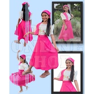 pink kimona at saya plain filipiniana buwan ng wika costume for kids
