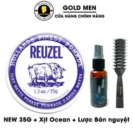 Sáp vuốt tóc Reuzel Clay Matte Pomade 35g - 113g - 340g + Tặng quà