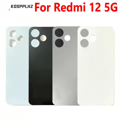 For Redmi 12 5G Battery Cover Back Housing Door For Redmi 12 5G Back Cover Glass Panel For Redmi 12 