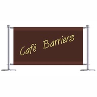 Xuxuan Stainless Steel Advertising Enclosure Paint Barrier Clear Handle Coffee Shop Airport 1.0m Lin