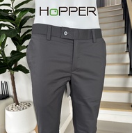 กางเกงสแลคขายาว Hopper Progress เดฟ ผ้ายืดหนา skinny