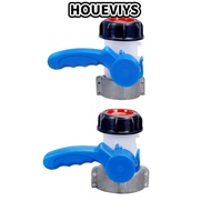 HOUEVIYS Male Export Butterfly Valve Switch, 75mm Liters 62mm To 1000L Container IBC Tank Tap Pipe C
