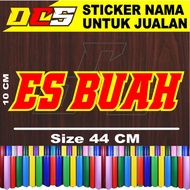 FRUIT ICE CUTTING STICKER STICKER FOR SALES NAME ON WHEEL CART