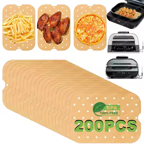 Air Fryer Paper Disposable Liners for Ninja Foodi FG551/DG551 Smart XL 6-in-1 Indoor Grill Accessori