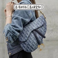 Denim Denim Blue Saddle Bag Denim Saddle Bag Oblique Denim Denim