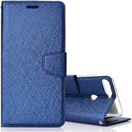 Miss flora Phone cases .Silk Texture Horizontal Flip Leather Case for Huawei Honor 7A / Y6 Prime (2018) / Y6 Pro (2018), with Holder &amp; Card slots &amp; Wallet &amp; Photo Frame (Black) (Color : Dark Blue)