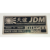 honda integra 1993-2001 METAL emblem jdm kanjo dc1 dc2 dc3 dc4