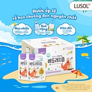 Combo 10 gói nước ép lê và rễ hoa chuông đen nguyên chất Lusol cho bé từ 6 tháng tuổi - ALADDINVINA