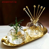 【SLE】 Pomegranate Glass Vase Home Decor Flower Vase for Fruit Cachepot Home Decoration （SG）