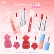 Lipstick 4U2 Cosmetics Thailand Tone Strawberry Iced Pantone Trendy, Vegan Lipstick in Cold Strawber
