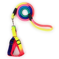 Bib Harness for Large Size Dogs, Shepherd Dogs, 7 Colors, Rainbow Color - Code VCDD15