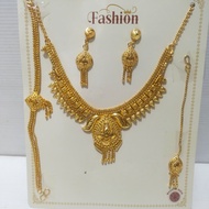 Indian Chocker Necklace, Simple and Luxurious Gold Earrings set Indian Necklace Set Indian Jewelry S