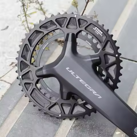 Stone 110bcd Double Chainring for 105 R7100 UT R8100 DA R9200 Road Bike Round 52 36T 53 39T 54 40T 5