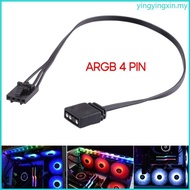 YIN 4-Pin 5V ARGB Connector Adapter for Corsair  To Standard ARGB 4Pin 5V Cable