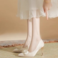 SL1027 Beige-Heels 7cm and 9cm-formal imported high Heels