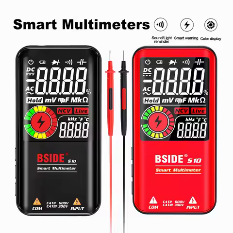 BSIDE S10/S11 Digital Multimeter Profesional Smart Multimeter 9999 Counts DC AC Voltage Capacitor Oh