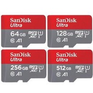 SanDisk A1 Ultra 1TB 512G 256G 128G micro SD C10 150MBs 記憶卡