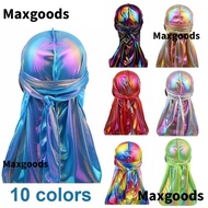 MAX Durag Cap Adjustable Men Chemo Pirate Cap Headwear Bandana Hip Hop Cancer Head Scarf