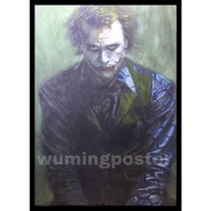 The Joker Art Heath Ledger Movie Poster medium banner framed