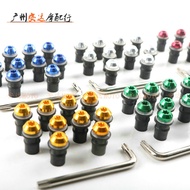 Kawasaki versys650 Z650 Z250 ER-6F Alien Modified Windshield Windshield Screw Nut Rubber