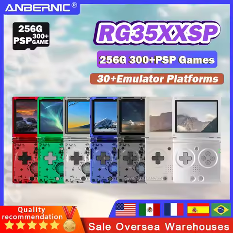 ANBERNIC RG35XXSP Flip Handheld Game Consoles Linux Retro Video Game Player 3.5-inch IPS 640*480 Scr