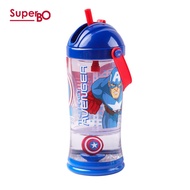 SuperBO Handle Straw Water Bottle/310ml/Captain America eslite