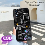 Case Latest Xiaomi Redmi 12C Case Softcase Xiaomi Redmi 12C Latest Astronaut Casing Xiaomi Redmi 12C