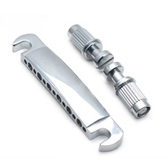 a Set 13 Hole Tune-O-Matic Tailpiece with Stud & Anchor for LP Electric Guitar (6/s7/s8/s12 Strings)
