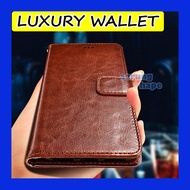 HP Oppo F3 Plus Case - Wallet Luxury Leather Flip Wallet Case Cover Casing