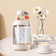 【TKK】美國進口Tritan獵鷹 手提+背帶 運動水壺1200ML-電光白